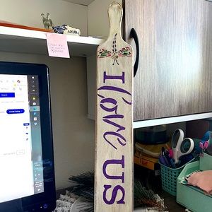 “I LOVE US” CHARCUTERIE/cutting/serving board